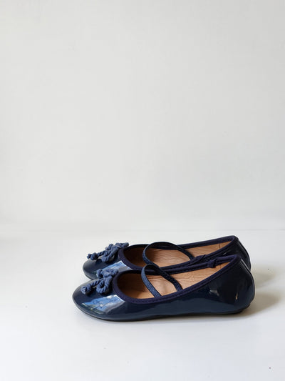 Girls Doll Shoe - Navy - Shopzetu