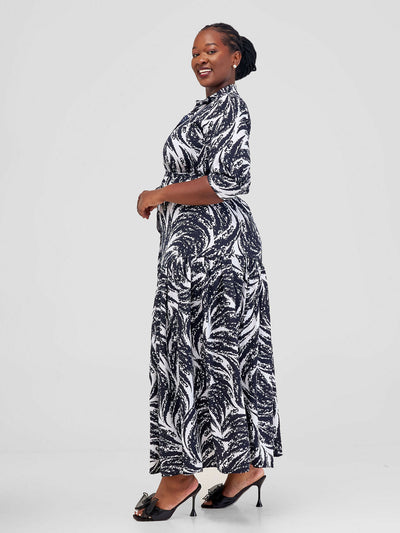 Salok Havilah Wear Ella Maxi Dress - Navy Blue