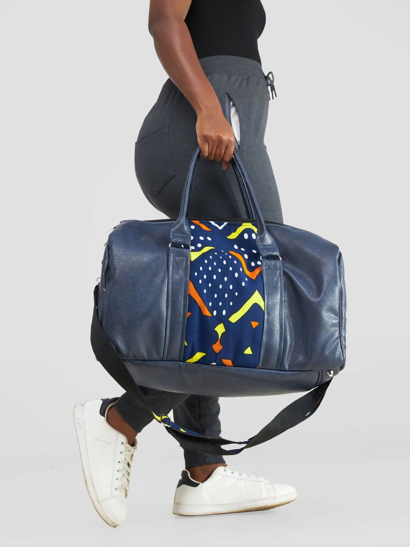 Rafiki Threads Duffle Bag - Navy Blue - Shopzetu