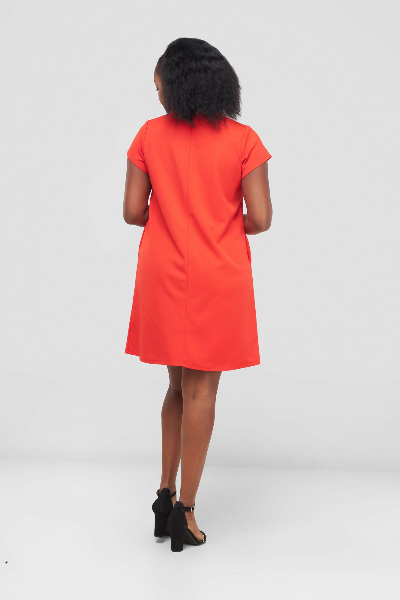 Zia Africa "Pretty Girl Summer" Shift Dress - Orange