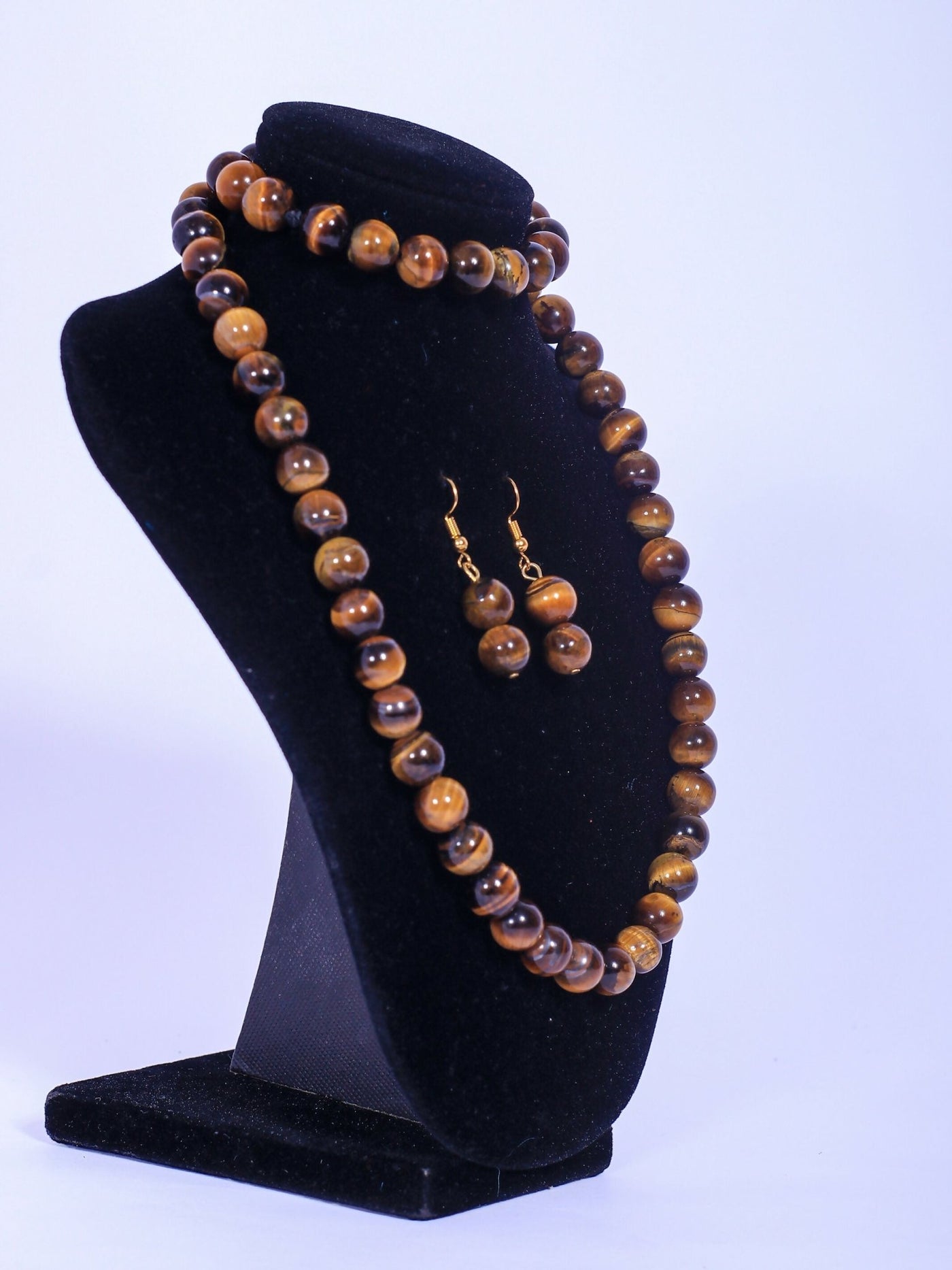 Closet Beaded Necklace - Brown - Shopzetu