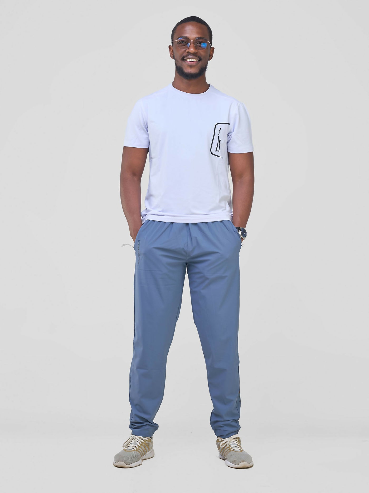 Track Pants - Slate Grey - Shopzetu