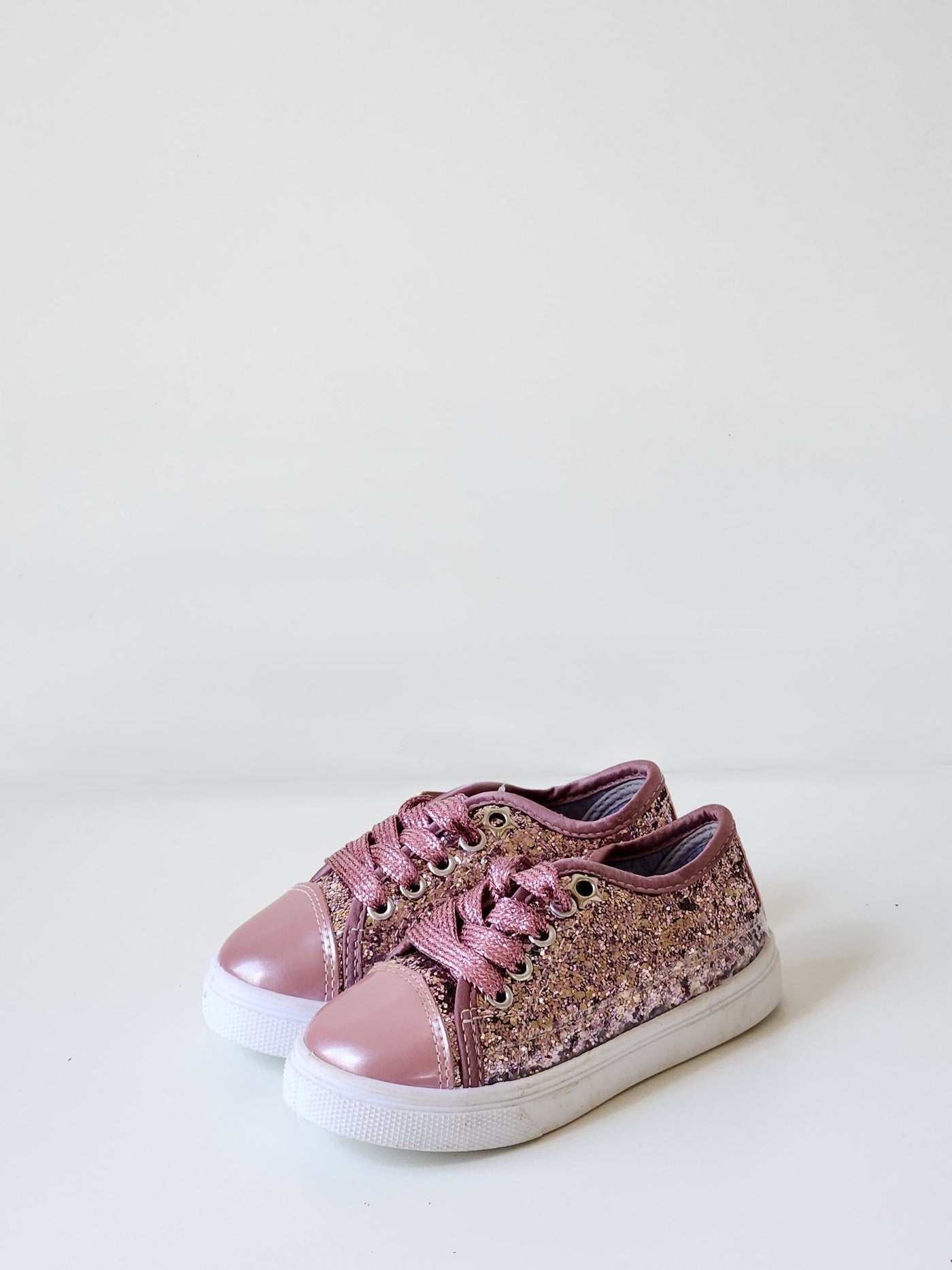 Girls Glitter Trainer Shoe - Pink - Shopzetu