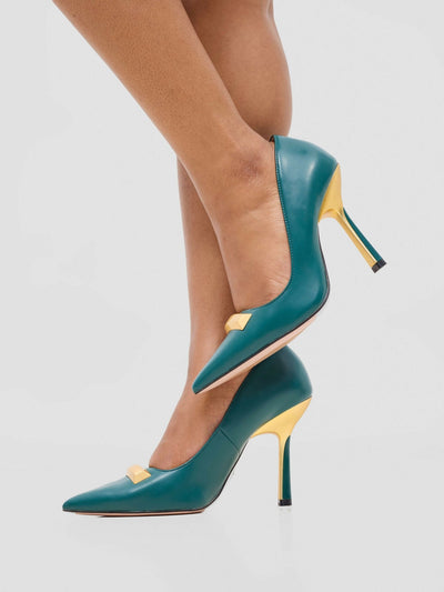 Nine West Beatrice Heel - Emerald - Shopzetu