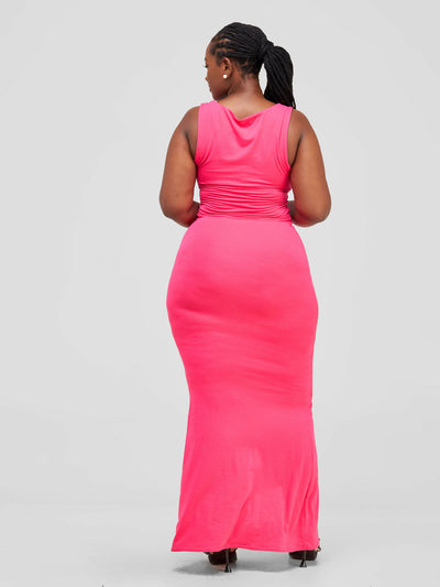 Tuli Kira Maxi Bodycon Dress - Pink