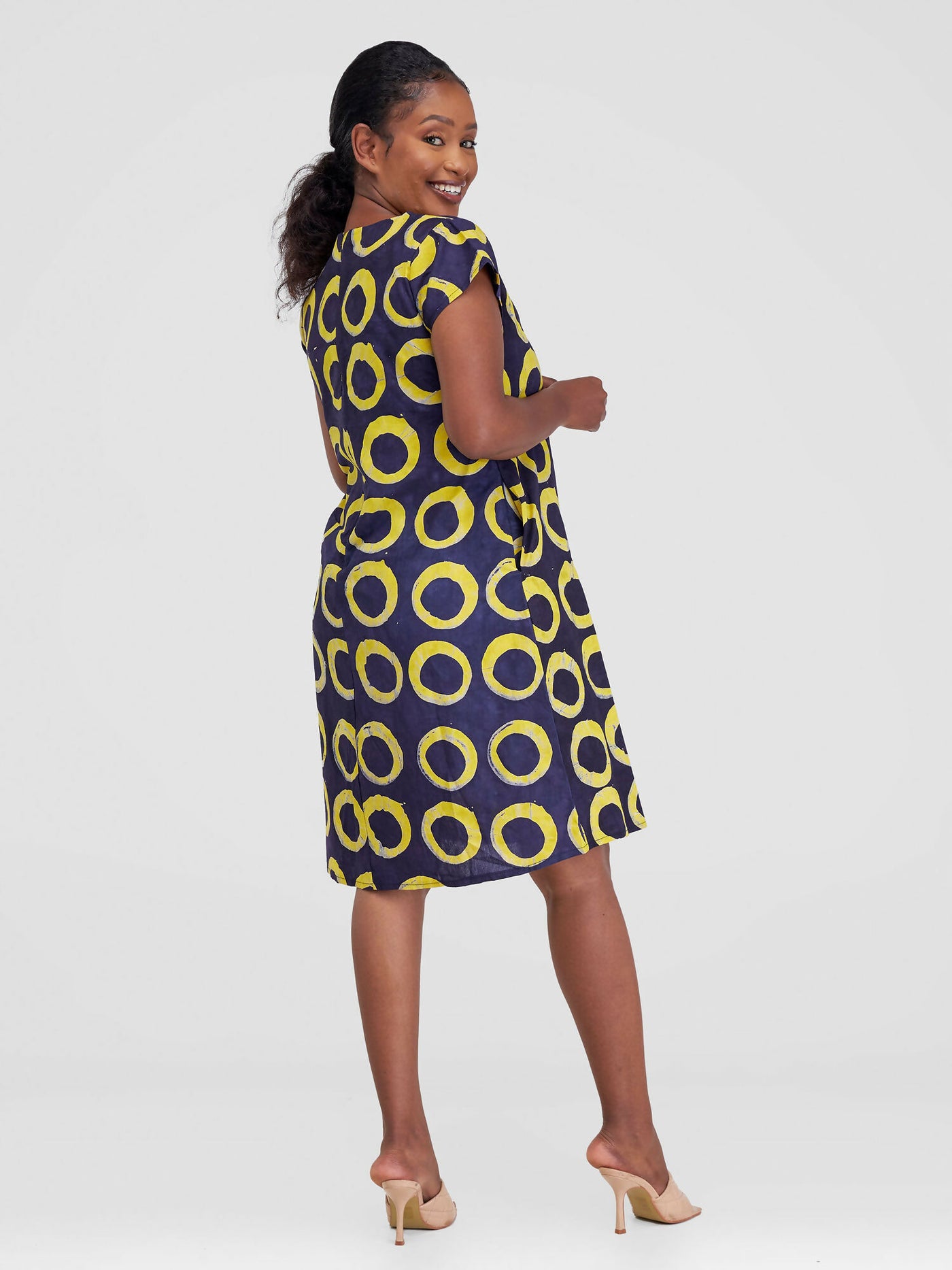 The Fashion Frenzy Duara Shift Dress - Yellow