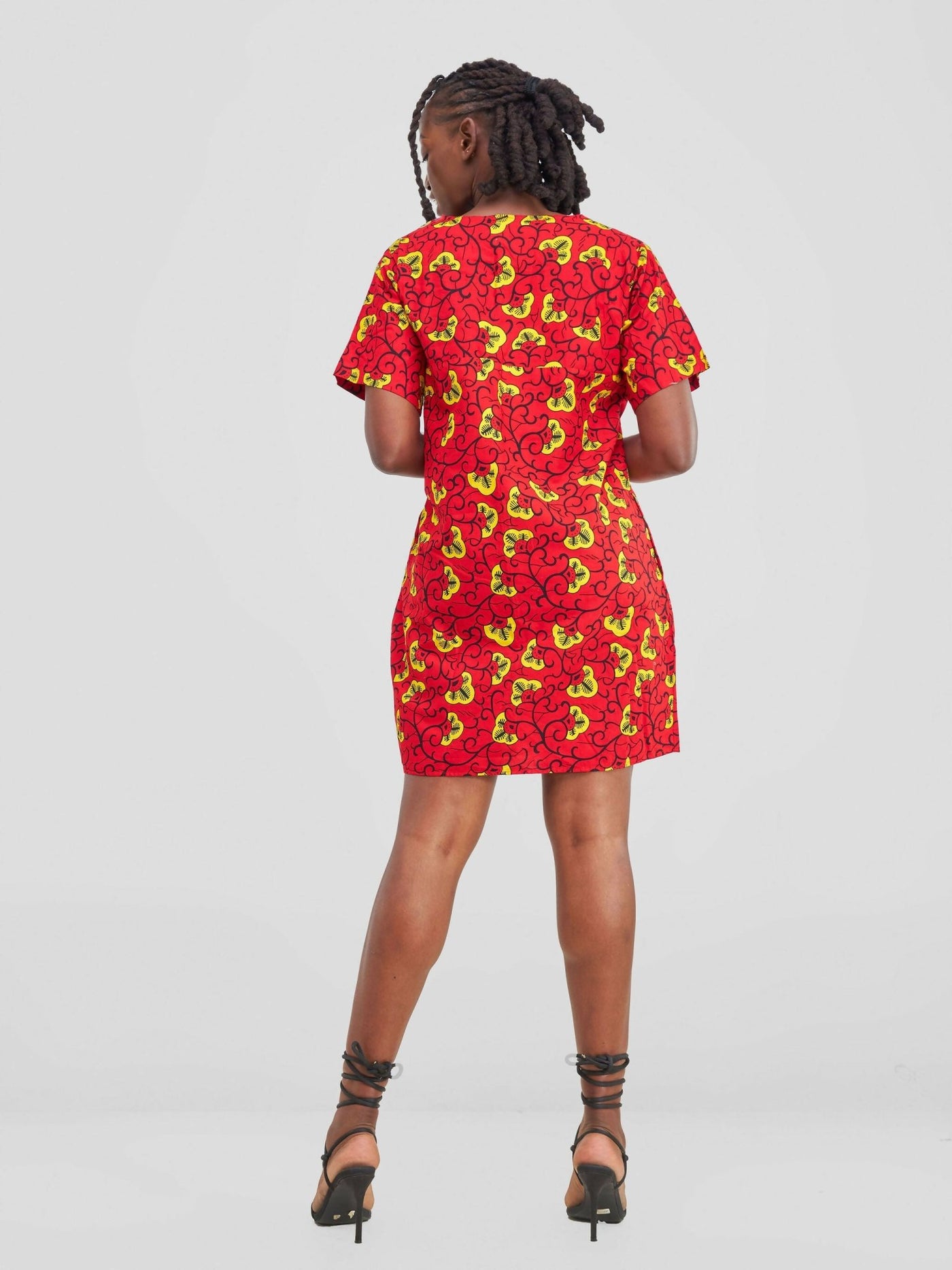 Rue Dress - Red - Shopzetu