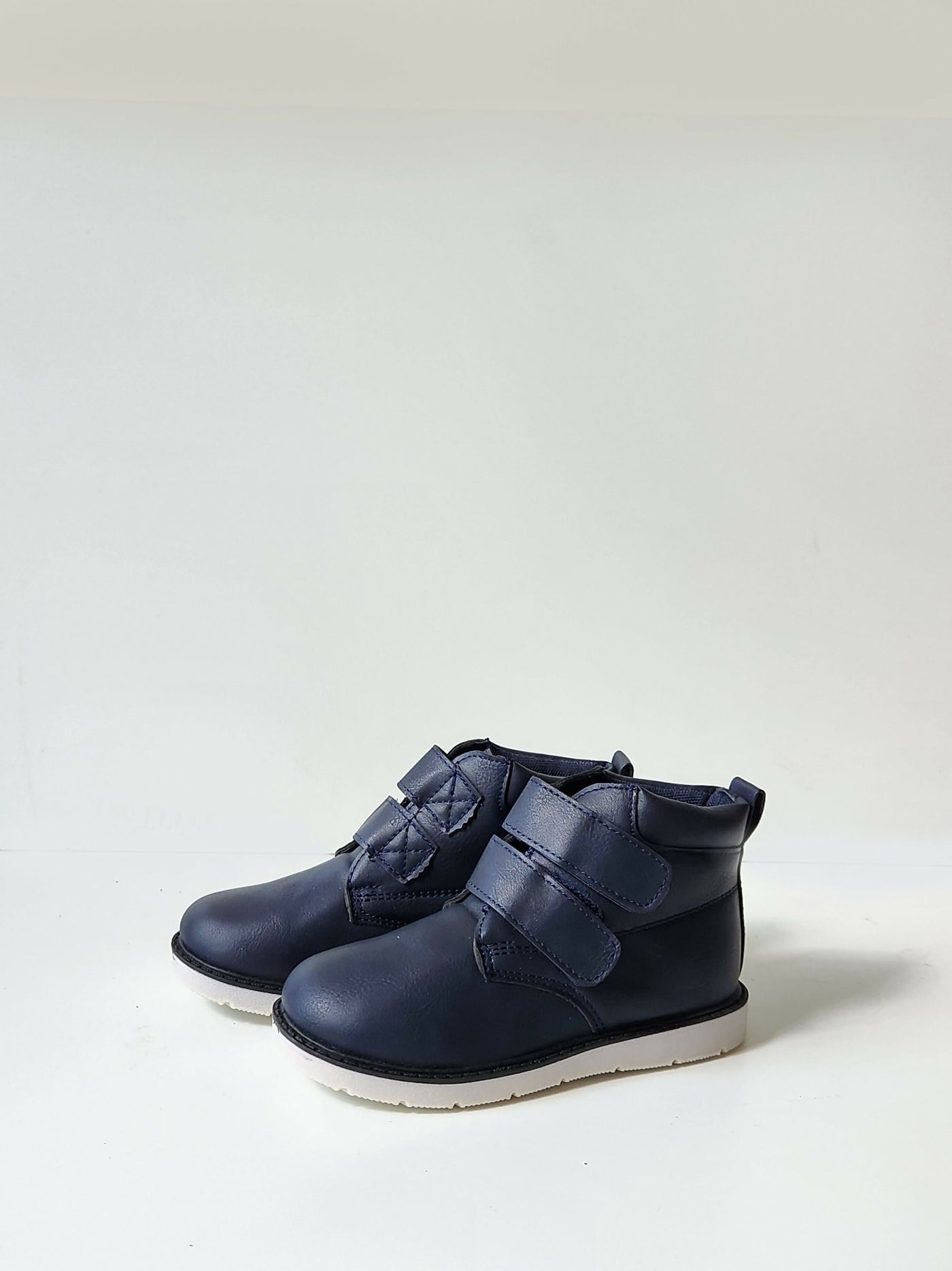 Boys Hi - Top Ankle Boots - Navy Blue - Shopzetu