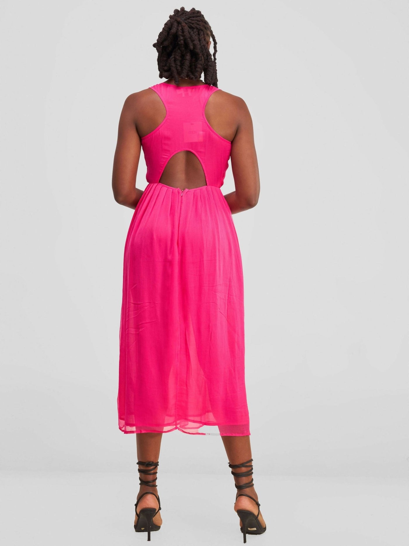 The Fashion Frenzy Maxi Dress - Pink - Shopzetu