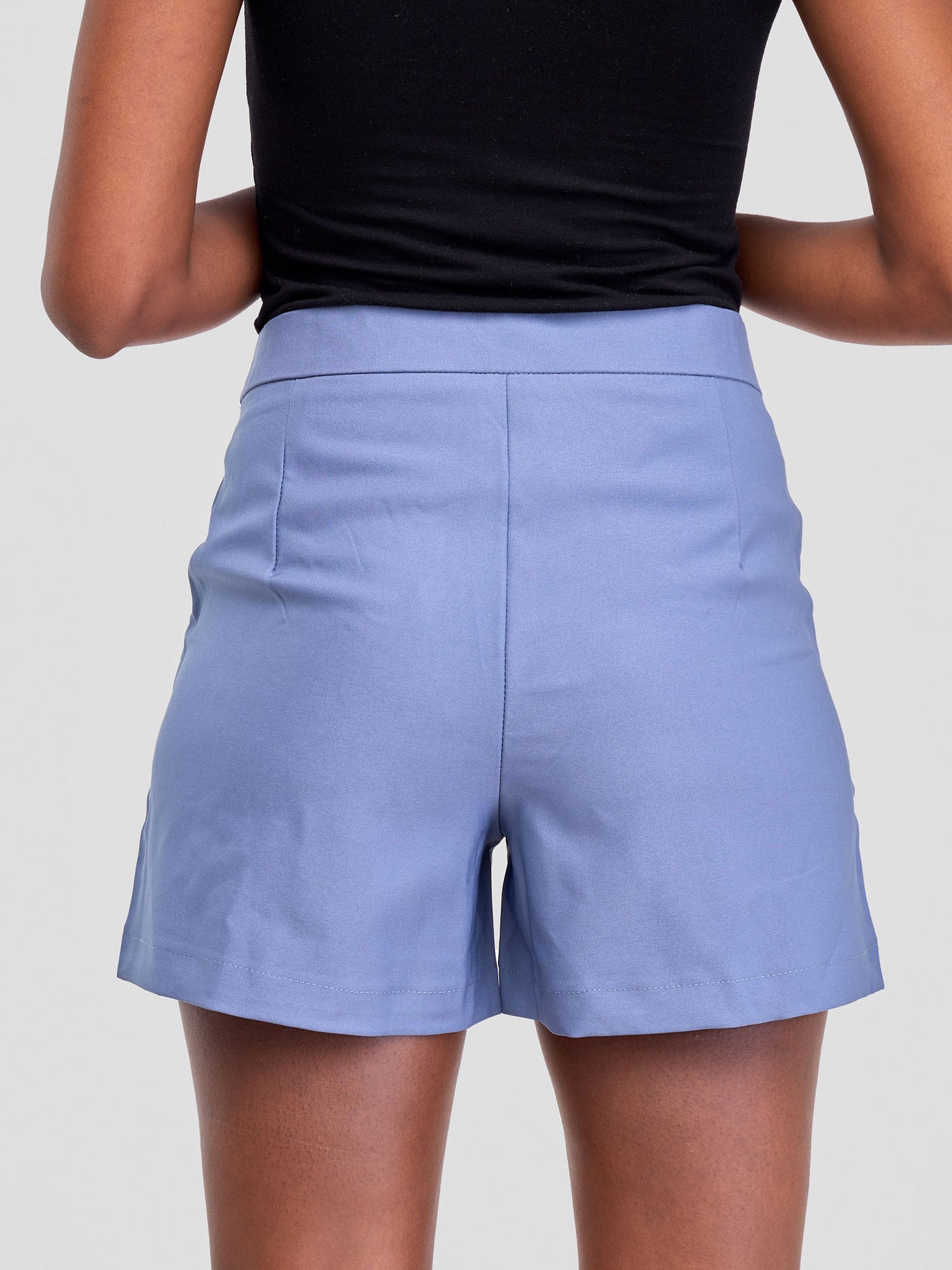 Anika Shorts with Clip - Slate Blue