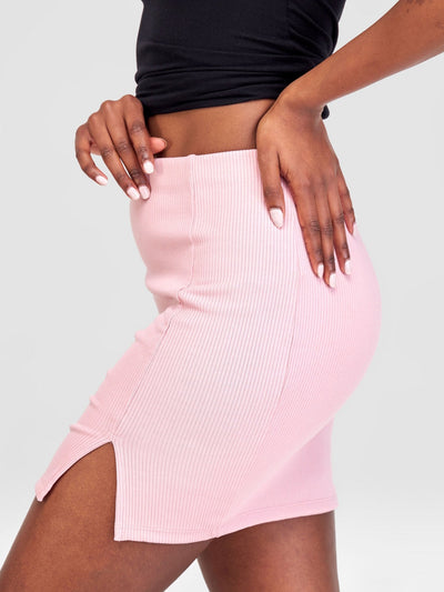 Popular 21 Ribbed Pencil Skirt-Winsome Orchid - Shopzetu