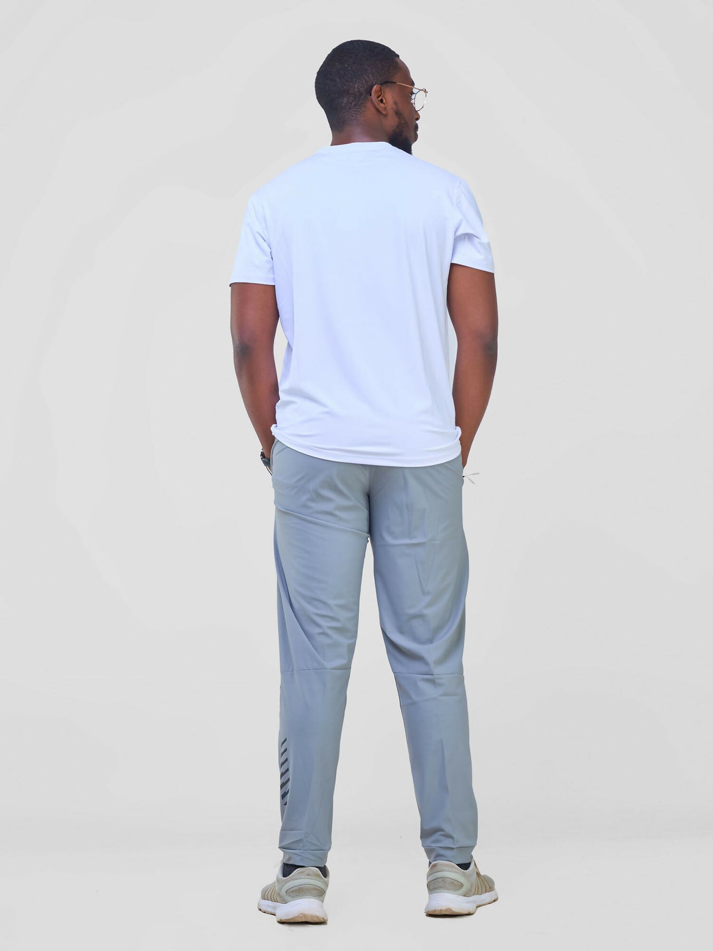 Track Pants - Grey - Shopzetu