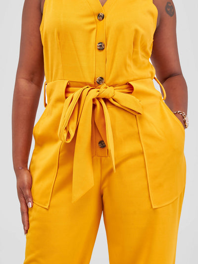 Salok Havilah Wear Zora Jumpsuit - Mustard