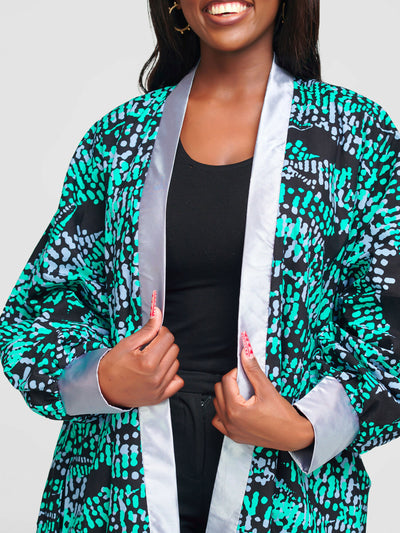 Halima Ankara Balloon Sleeve Kimono (4)