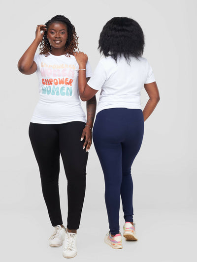 Zia Africa " Empowered Women Empower Women"T-shirt - White