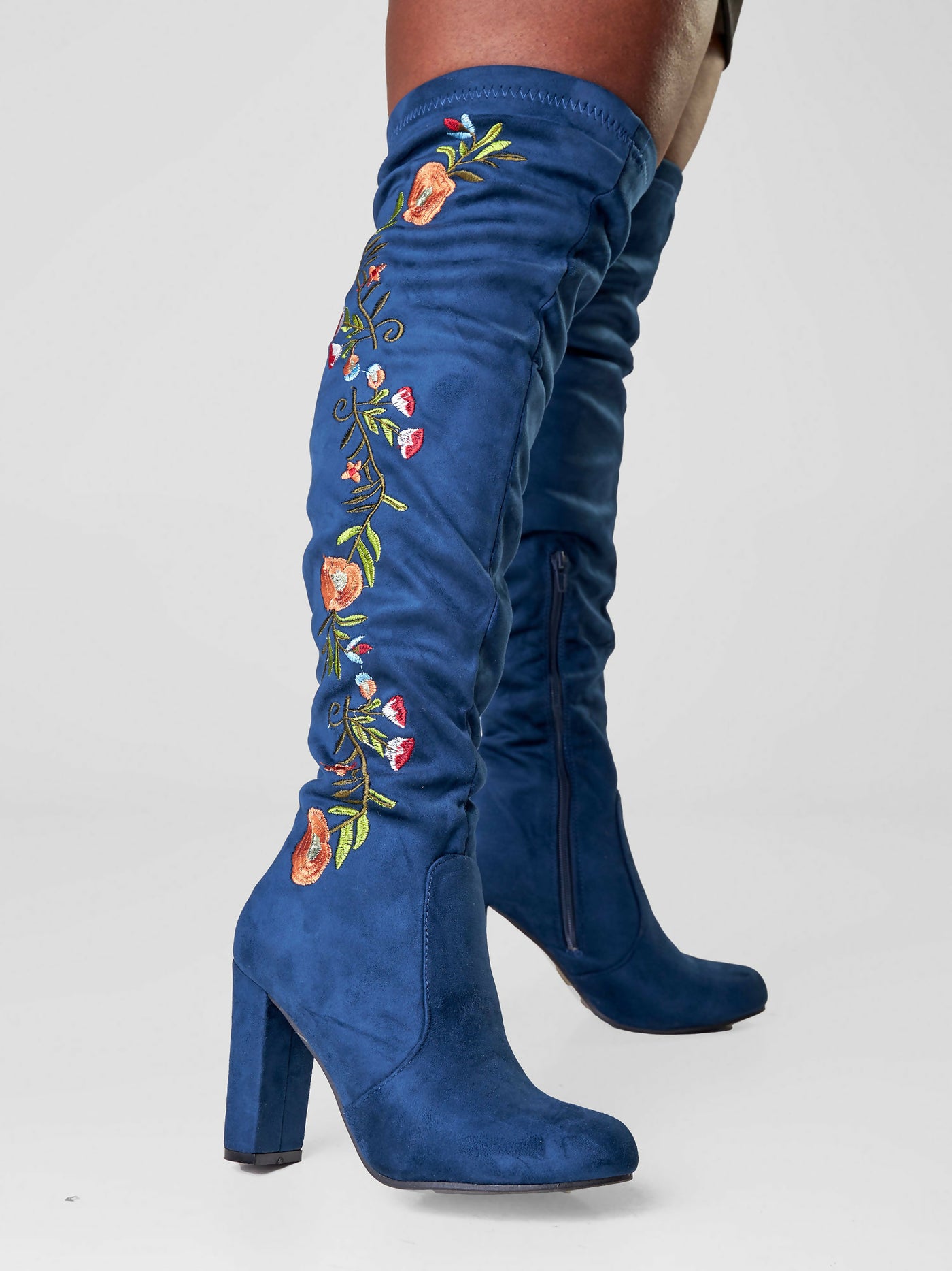 Be Unique Asos Chic in Every Woman Boot - Navy Blue