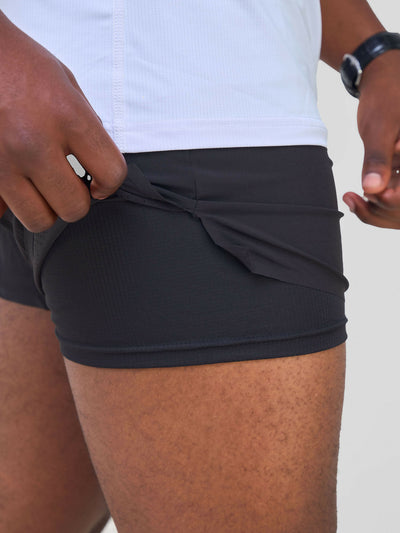 Running Shorts - Black - Shopzetu