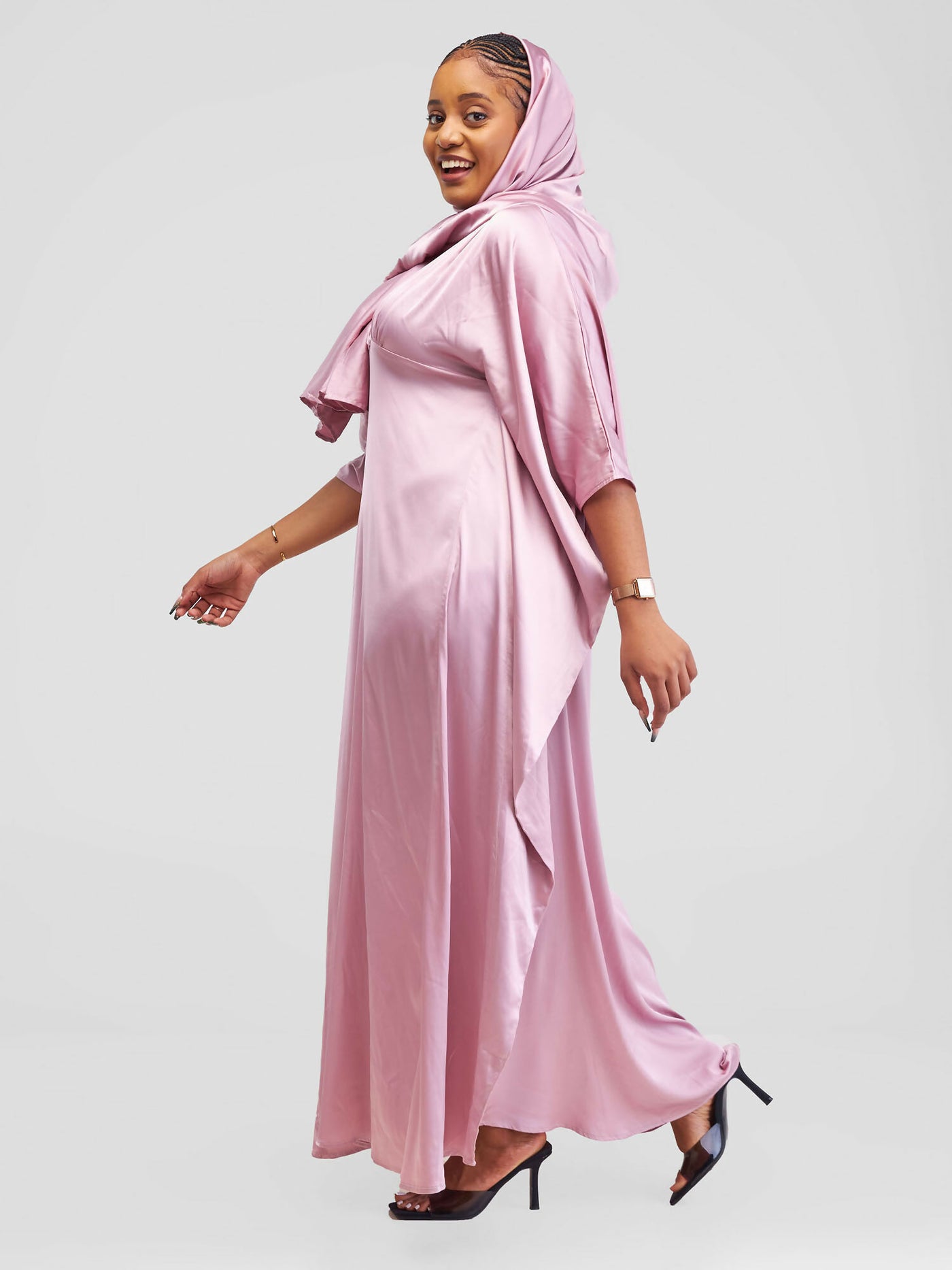 Malak Modest Mapenzi Dress - Rose Pink