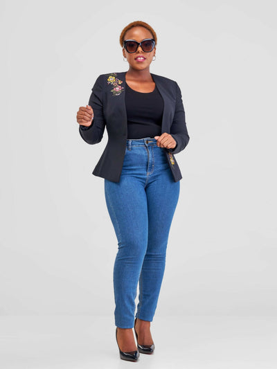 Immaculate Chic Joy Miss Blazer - Black - Shopzetu