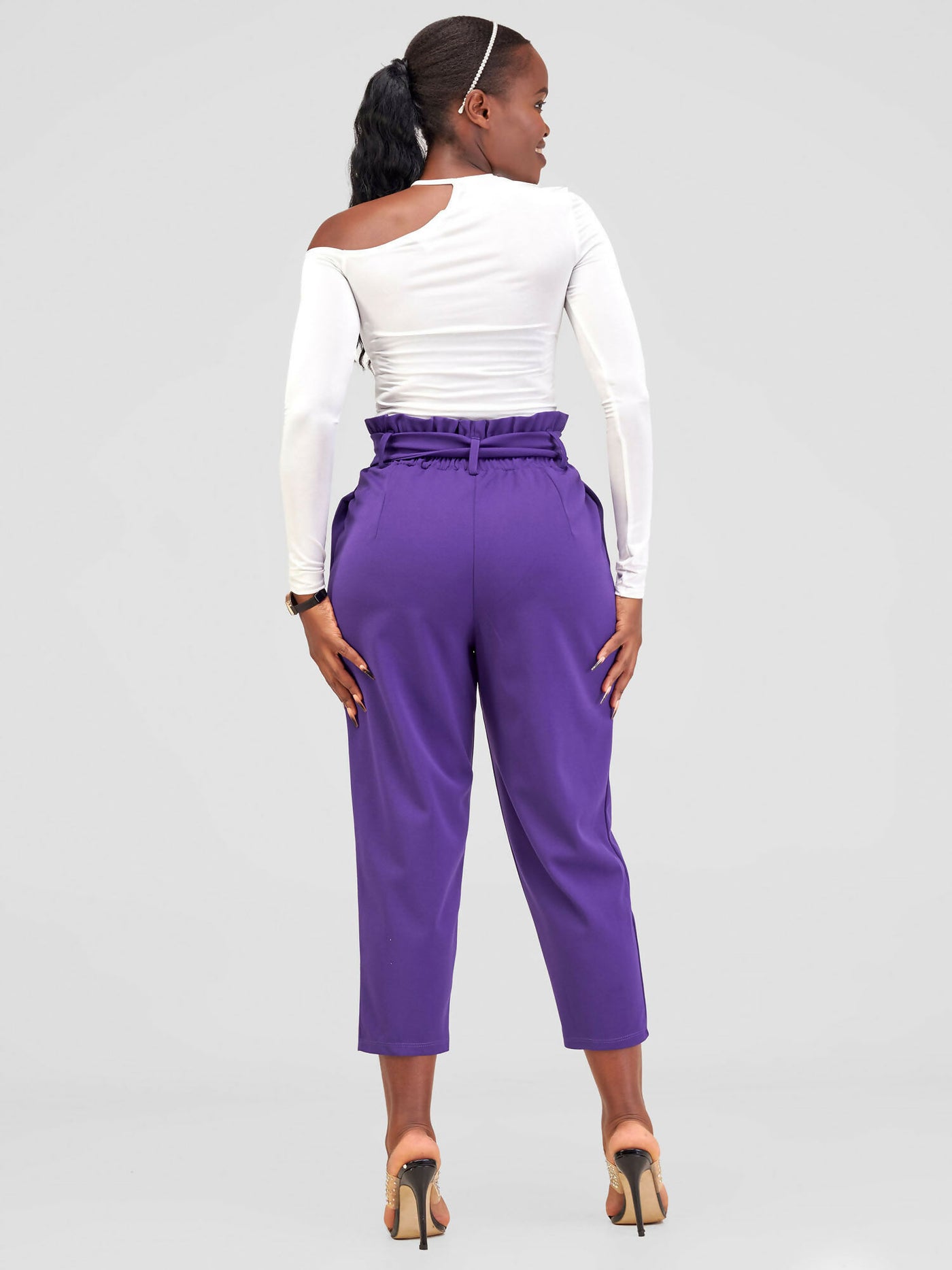 Elsie Glamour Millan Pants - Purple