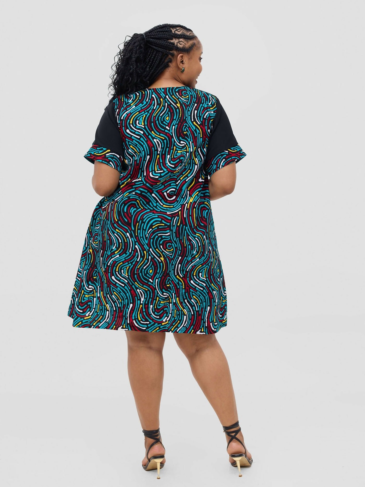 Lenana Shift Dress - African Print - Shopzetu