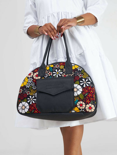 Rafiki Thread Tribal Hand Bag - Floral - Shopzetu