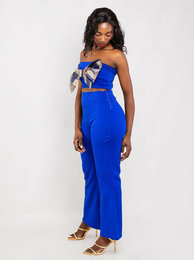 Da'joy Fashions Tarrytown Set - Royal Blue - Shopzetu