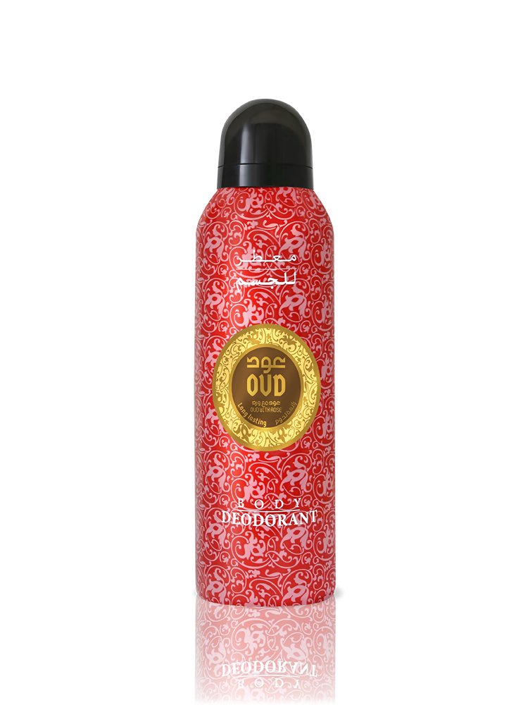 Oud Tanzania Deodorant Spray - Rose - Shopzetu