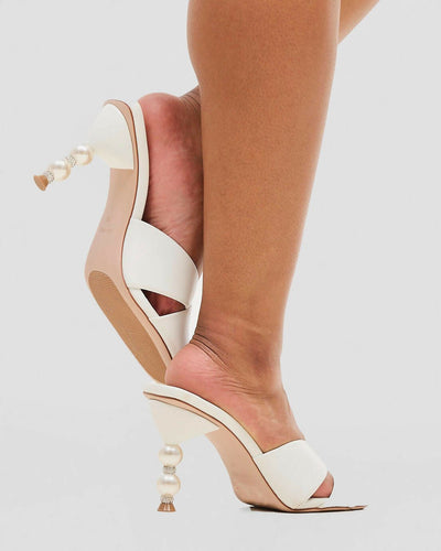 Lovely Heel - White - Shopzetu