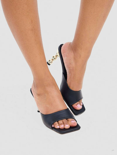 Clarice Heel - Black - Shopzetu