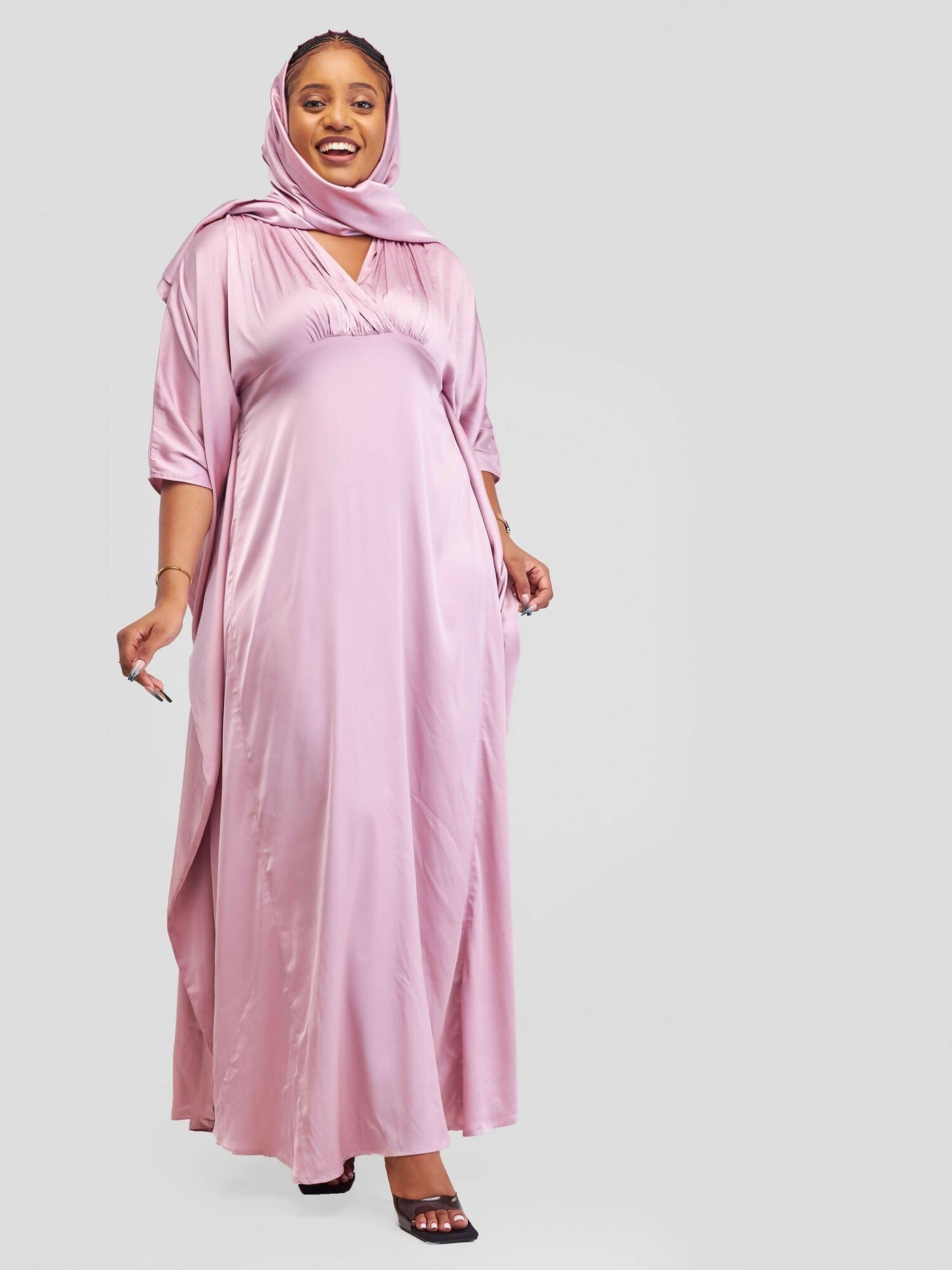 Malak Modest Mapenzi Dress - Rose Pink