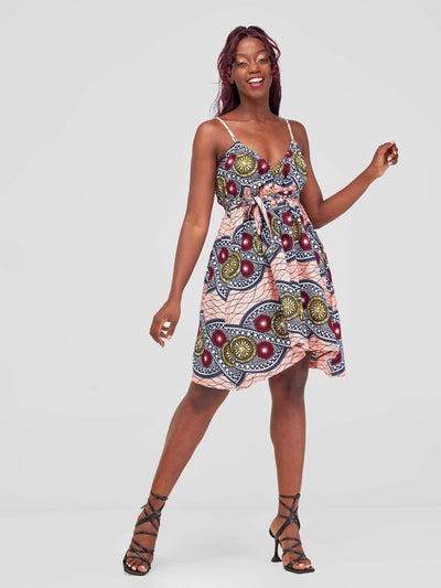 Nefpatra Africa Zola Dress - Pink - Shopzetu