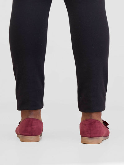 Be Unique Timeless Flowerhead Loafers - Maroon