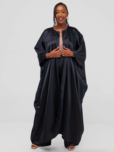 Nefpatra Africa Andy Kimono Set - Black - Shopzetu