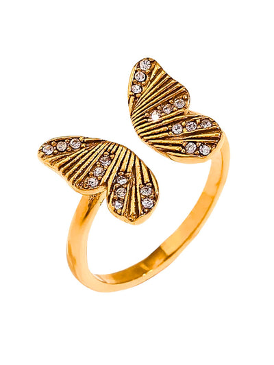 Her Essence Waterproof Lola Ring - Gold - Shopzetu