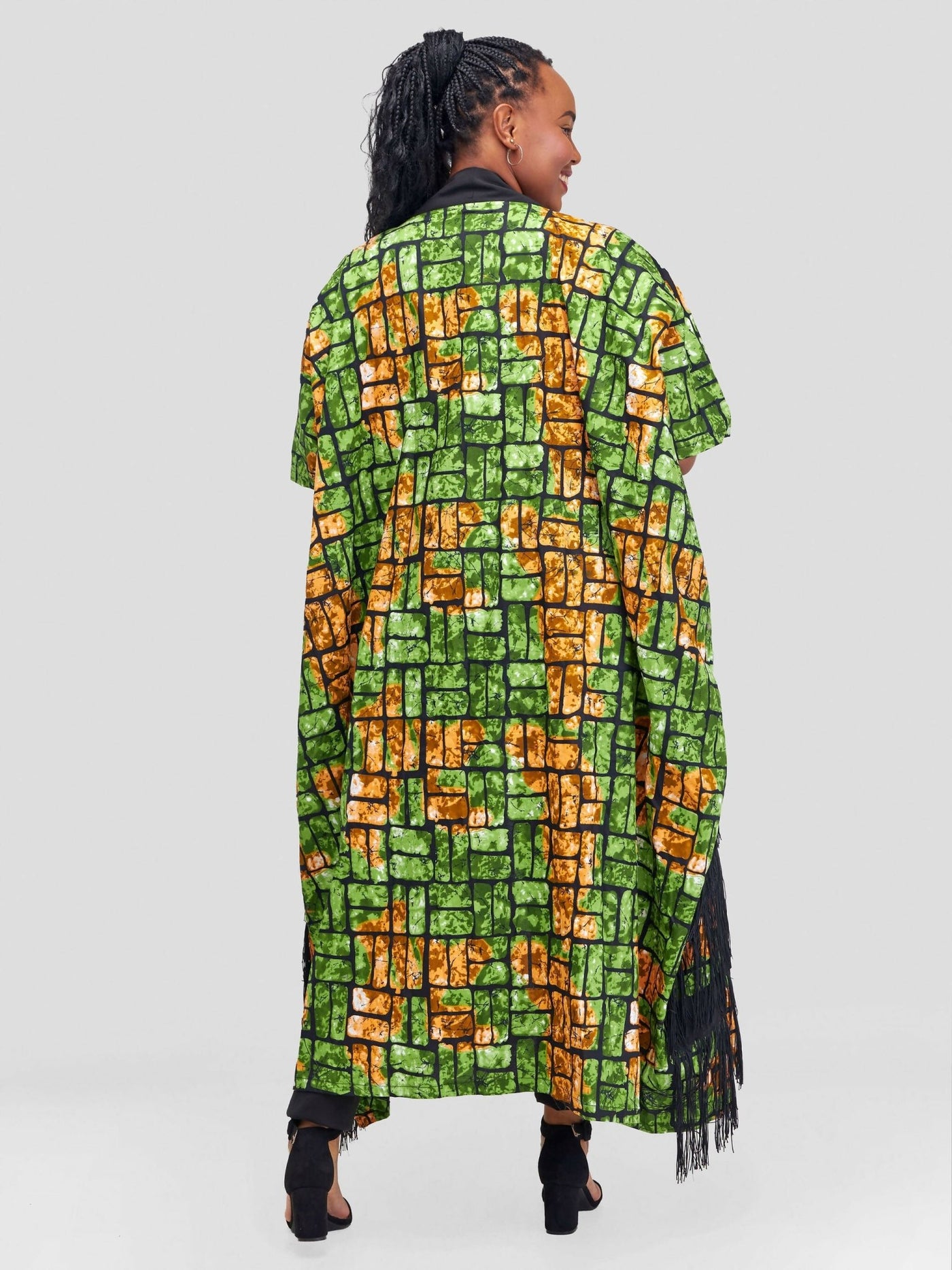 Nefpatra Akana Kimono - Green - Shopzetu