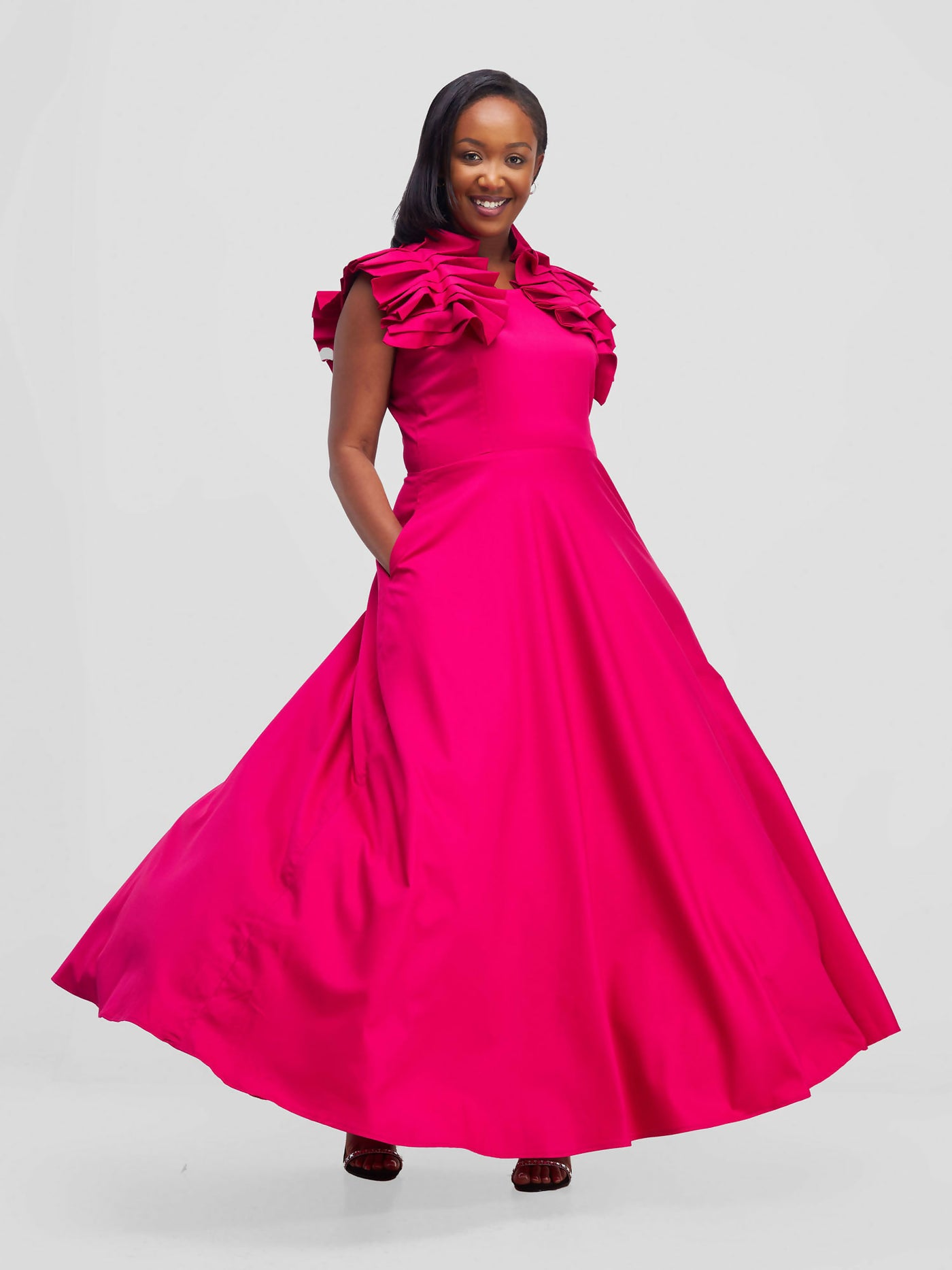 Kakiba Collections Grace Dress - Pink