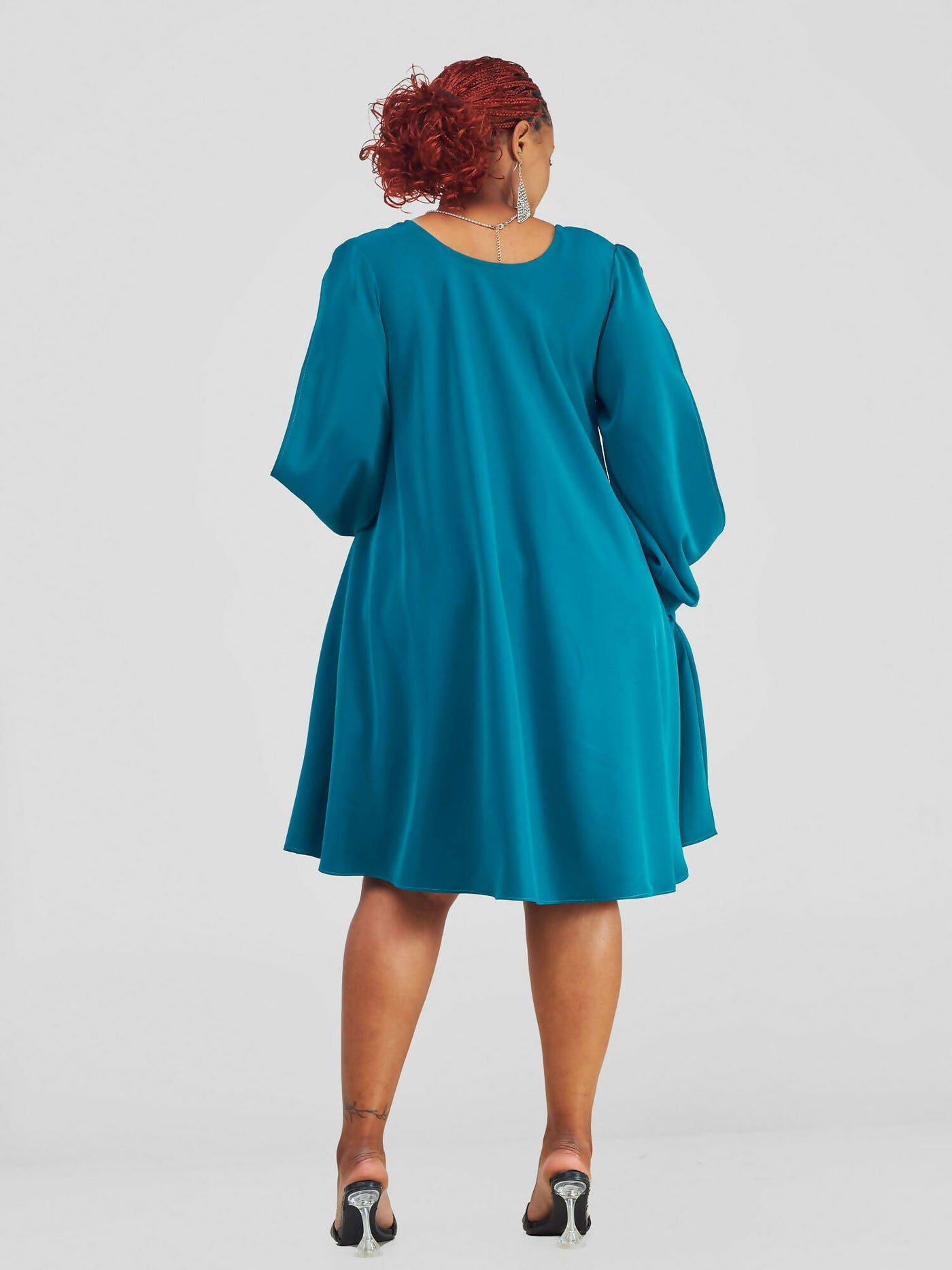 Mariste Luku Shift Dress - Turquoise