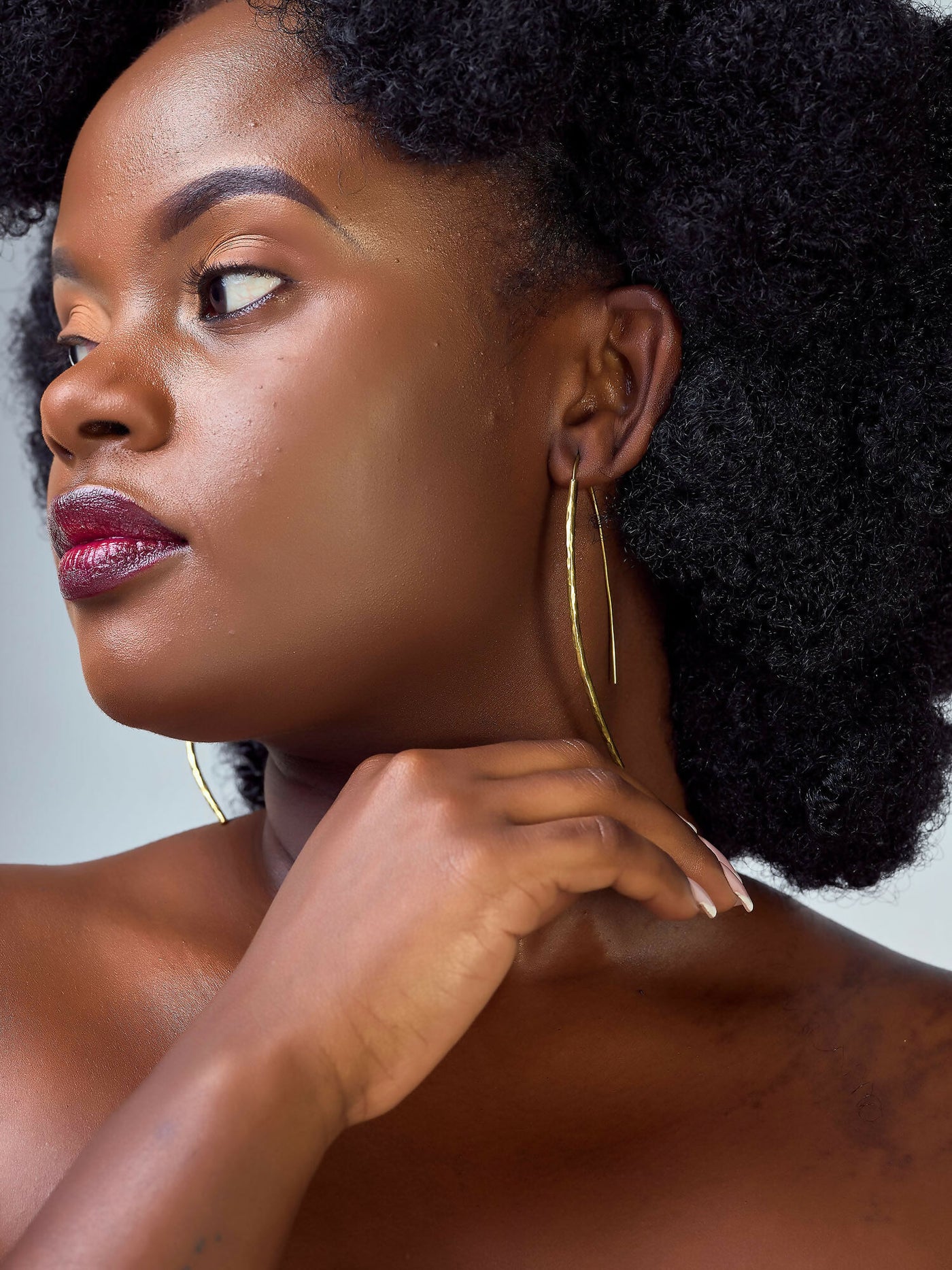 Kijivu Creatives Threader Earring - Brass