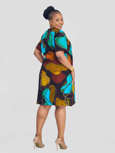 PrettyGline Ankara Dress - Ankara - Shopzetu