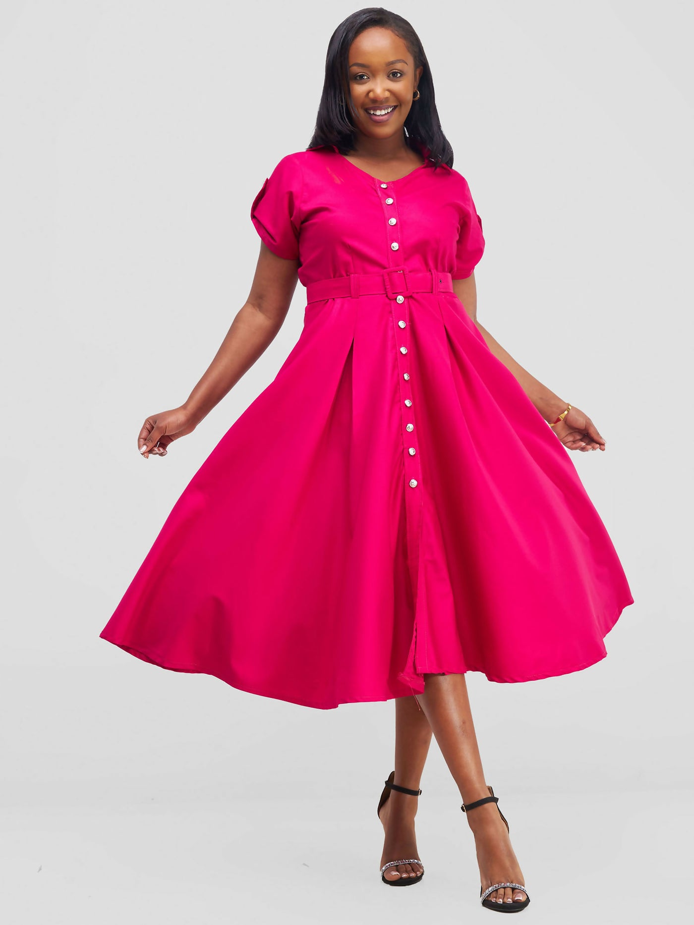 Kakiba Collections Catherine Dress - Pink