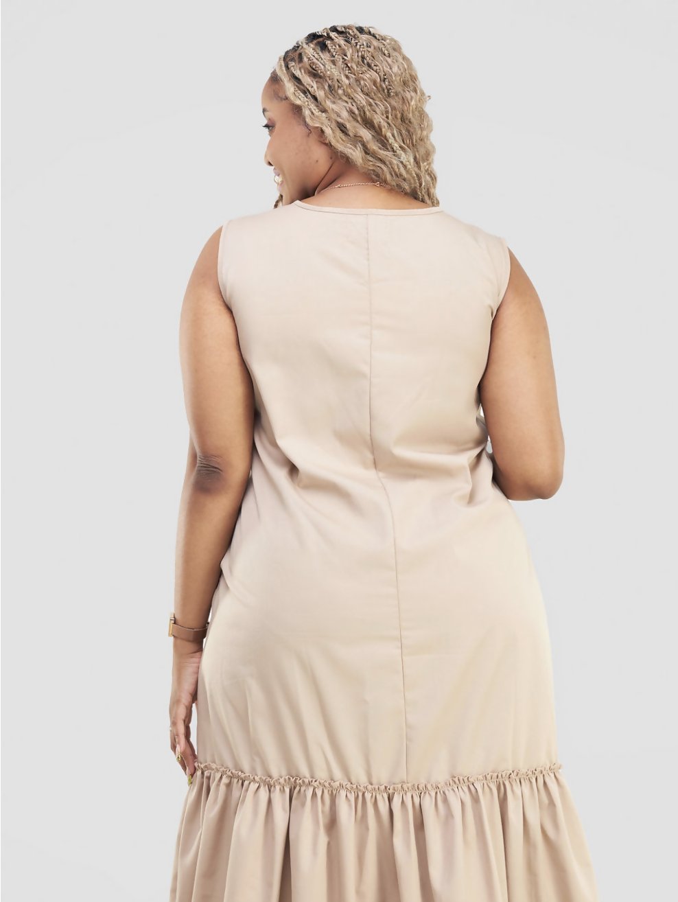 Lizola Ensley Dresses - Beige - Shopzetu