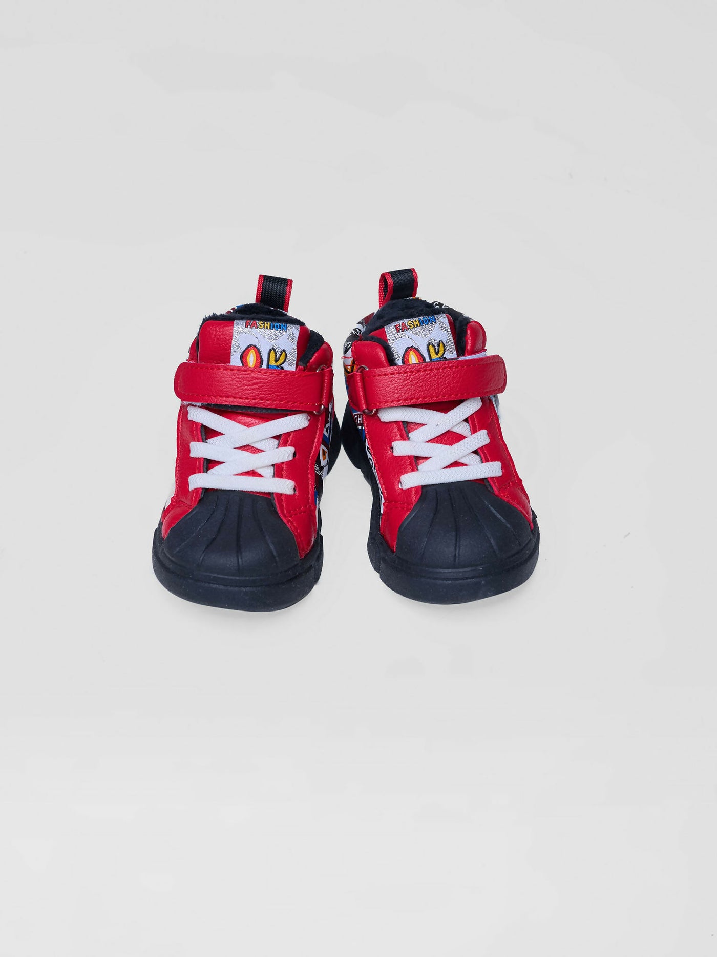 Baby Shoes Chateau Raffiti Sneakers - Red / Black