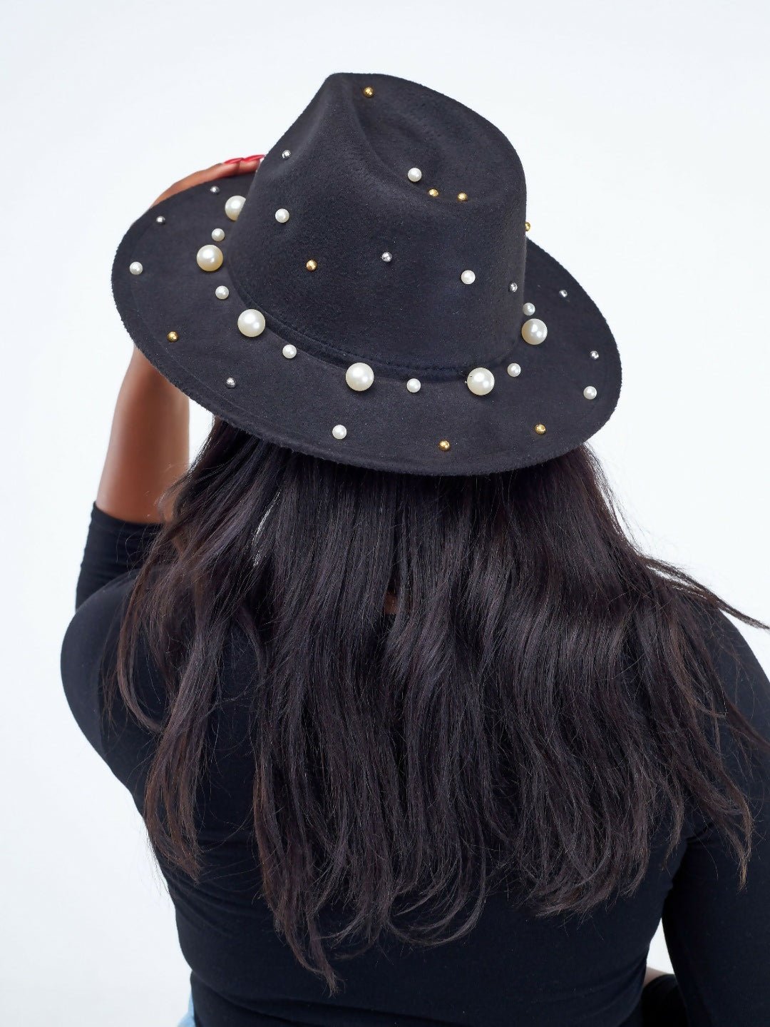 Umbo Collection Fedora Hat - Black - Shopzetu