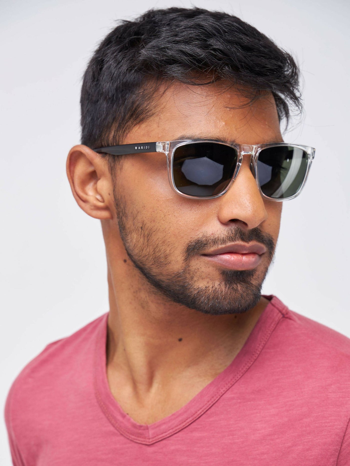 Waridi Eyewear Poppy Sunglasses - Clear - Shopzetu