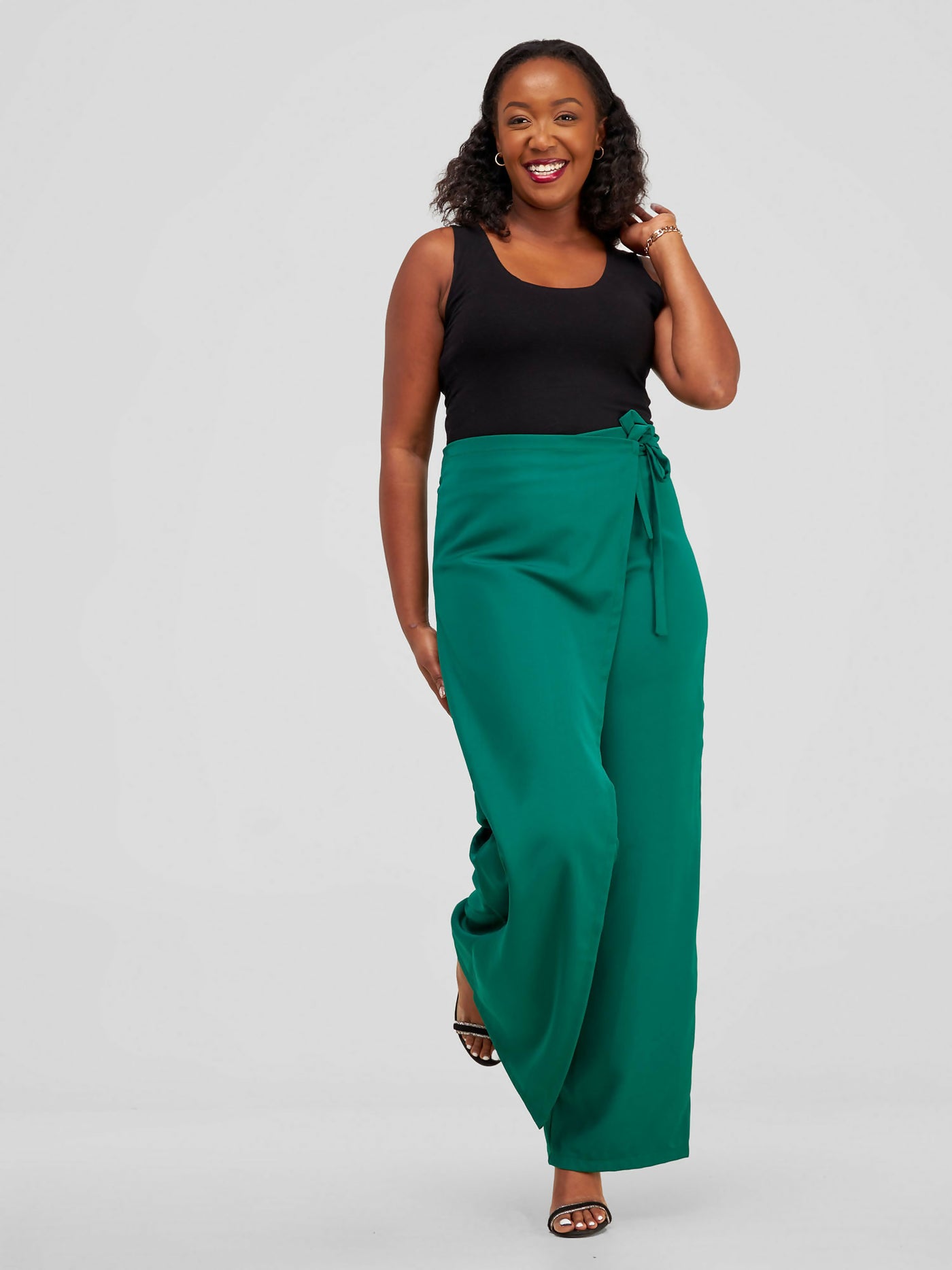 Tuli Dalia Overlap Pants - Green