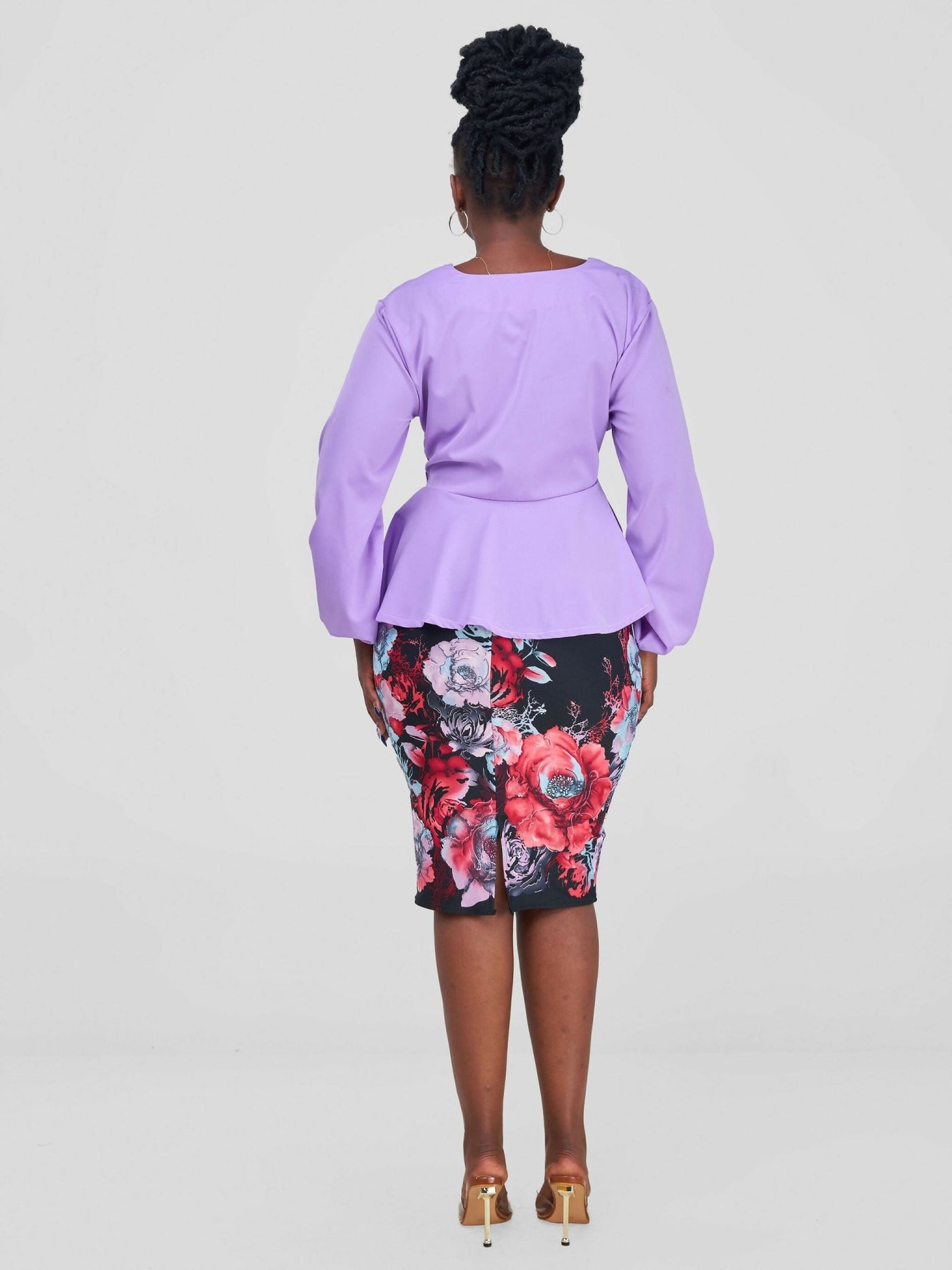 Silk House Collection Pendo Skirt - Floral Print - Shopzetu