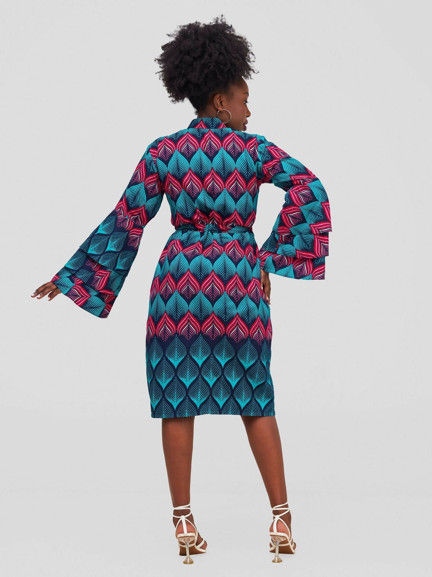 Gravio Fashion Shift Dress - Turquoise - Shopzetu