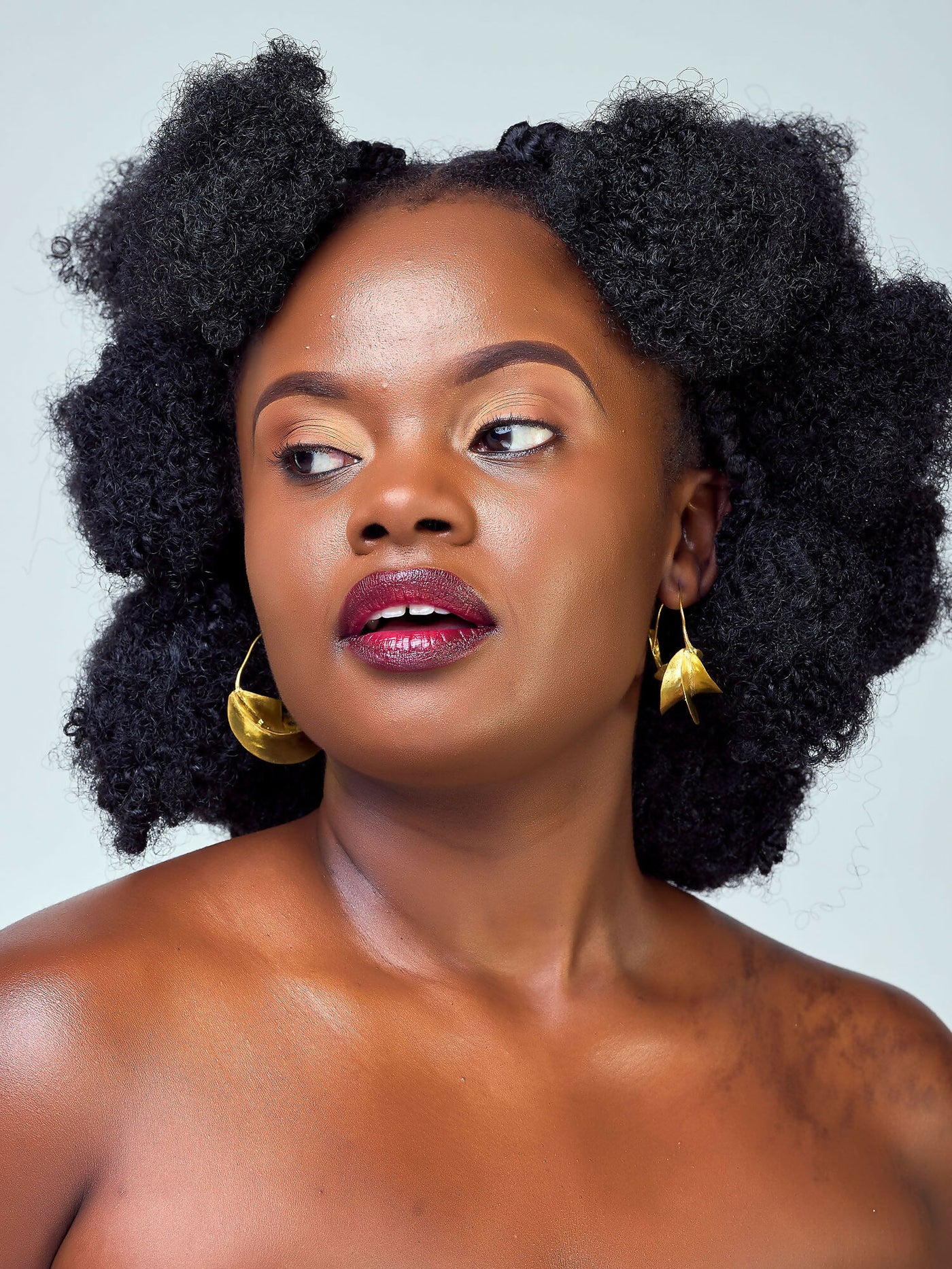 Kijivu Creatives Fulani Earring - Gold