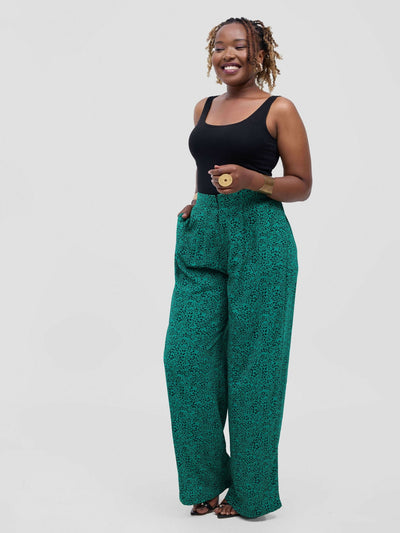 Palazzo Pant - Green - Shopzetu